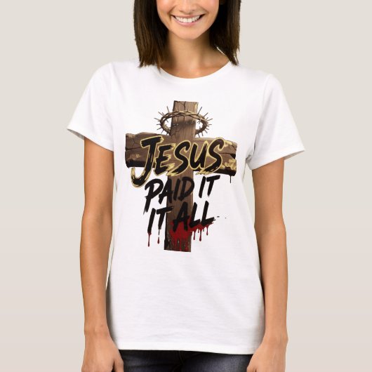 Crown of Thorns Jesus Shirt – Christian T-Shirt (Vorderseite)