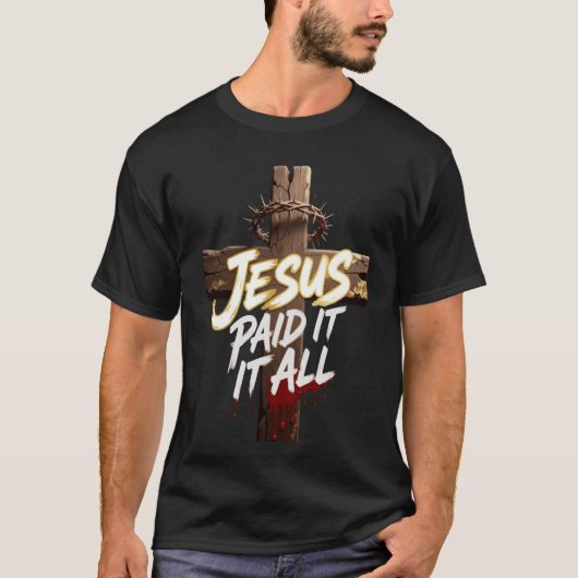 Crown of Thorns Jesus Shirt – Christian T-Shirt (Vorderseite)