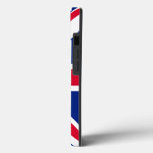 Crown on Patriotic British Union Jack Flag Case Ma (Rückseite / Links)