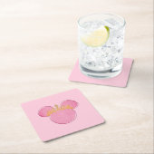 Crown Paper Coaster Rechteckiger Pappuntersetzer (Vor Ort)