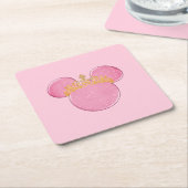 Crown Paper Coaster Rechteckiger Pappuntersetzer (angewinkelt)