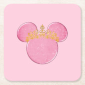 Crown Paper Coaster Rechteckiger Pappuntersetzer (Vorderseite)