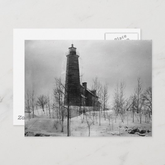 Crown Point Lighthouse Postkarte (Vorne/Hinten)