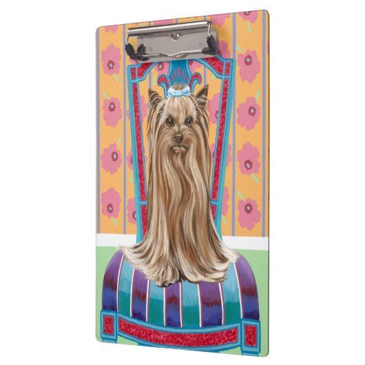 Crown Princess Yorkie Klemmbrett (Links)