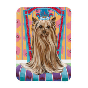 Crown Princess Yorkie Magnet