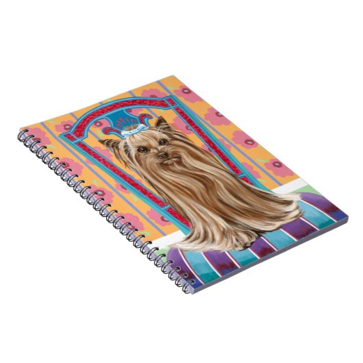 Crown Princess Yorkie Notizblock (Rechte Seite)