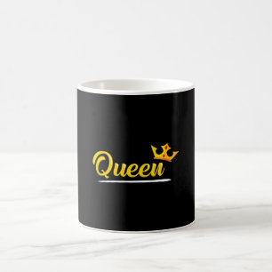 Crown Queen Princess Gold Royal Funny Gift Idee Kaffeetasse