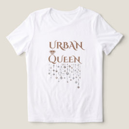 CROWN QUEEN RARE DIAMANT BRAUN FRAUEN TRI-BLEND SHIRT