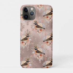 Crown Royal Vögel Pink Vintage-Blume Fleur De Lis Case-Mate iPhone Hülle