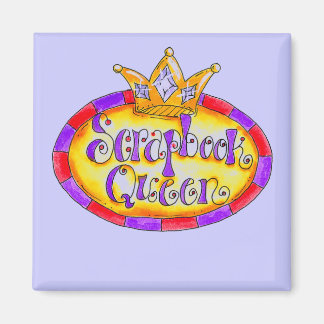 Crown Scrapbook Queen Tshirts und Geschenke Magnet