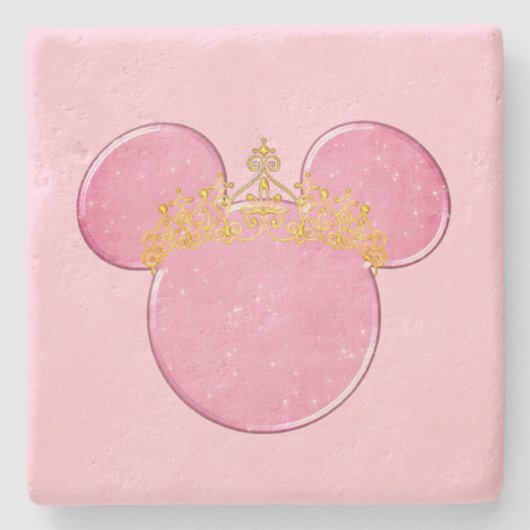 Crown Stone Coaster Steinuntersetzer (Vorderseite)