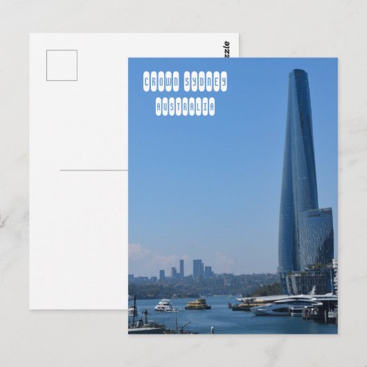 Crown Sydney Postkarte (Vorne/Hinten)