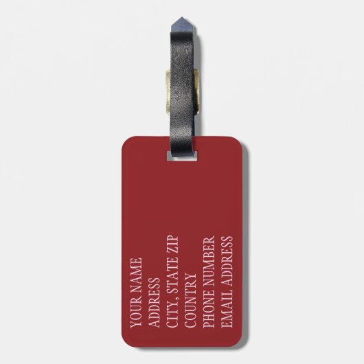 Crown Vetch #1 Gepäckanhänger (Rückseite vertikal)