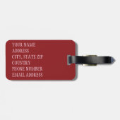 Crown Vetch #1 Gepäckanhänger (Rückseite horizontal)