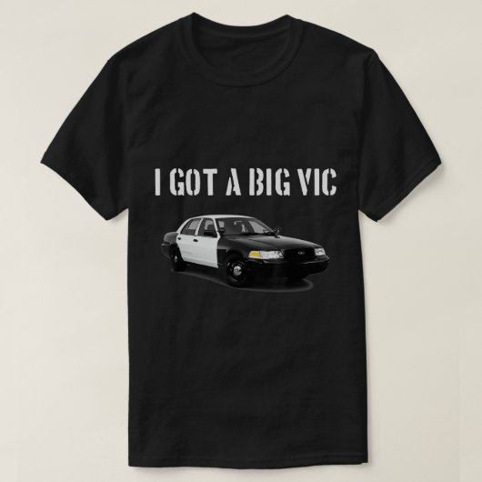 Crown Vic Funny P71 Punny Car Enthusiast T - Shirt (Design vorne)