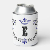 Crown Wreath Monogram 'E' Dosenkühler (Kanne Vorderseite)