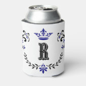 Crown Wreath Monogram 'R' Dosenkühler (Kanne Rückseite)