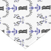 Crown Wreath Monogram 'R' Kurzer Tischläufer (Ecke)