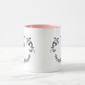 Crown Wreath Monogram 'T' Tasse (Zentrum)