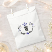 Crown Wreath Monogram 'W' Geschenktütchen (Ausgeschnitten)
