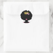 Crowned Afro Girl Sticker (Tasche)