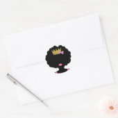 Crowned Afro Girl Sticker (Umschlag)