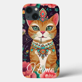 Crowned Bejewelled Cat  Case-Mate iPhone Hülle