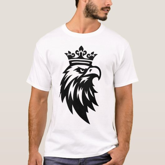 “Crowned Eagle – Royal Power Tee” T-Shirt (Vorderseite)