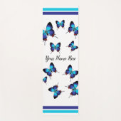 Crowned Hairstreak - Blauer Schmetterling personal Yogamatte (Vorderseite)