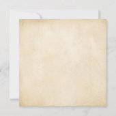 Crowned Monogram Personalisiert Märchenpapier Einladung (Rückseite)