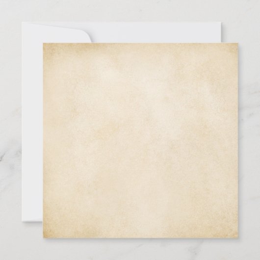 Crowned Monogram Personalisiert Märchenpapier Einladung (Rückseite)