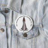 Crowned Queen Custom Pageant Button (Beispiel)