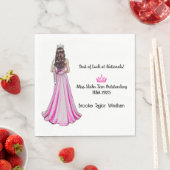 Crowning Queens Pageant Send-off Party Napkins Serviette (Beispiel)