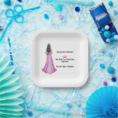 Crowning Queens Pageant Send-off Party Plates Pappteller (Party)