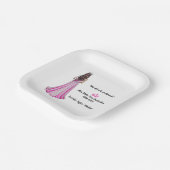 Crowning Queens Pageant Send-off Party Plates Pappteller (Gewinkelt)