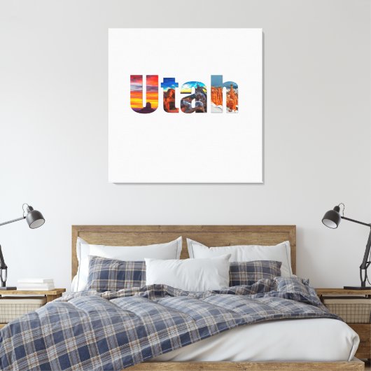 Crowns of Utah Leinwanddruck (Insitu (Schlafzimmer))