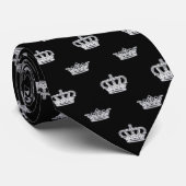 Crowns Pattern Krawatte (Gerollt)