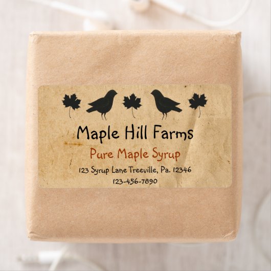 Crows and Maple Blätter Ahornsirup (Insitu)