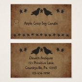 Crows and Stars Hang Tag (Vorne & Hinten)