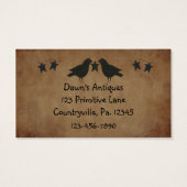 Crows and Stars Hang Tag (Rückseite)