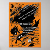 Crows at Lochranza poster (orange) (Vorne)