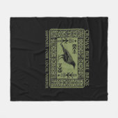 Crows Before Bros - Whimsigoth Fantasy Illustratio Fleecedecke (Vorderseite (Horizontal))