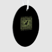 Crows Before Bros - Whimsigoth Fantasy Illustratio Ornament (Vorderseite)