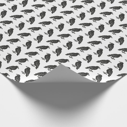 Crows Geschenkpapier (Ecke)