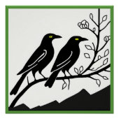 Crows Glossy Poster (Vorderseite)