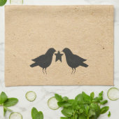 Crows mit Star Kitchtuch Geschirrtuch (Gefaltet)