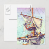 CROW'S NEST by SHARON SHARPE Postkarte (Vorne/Hinten)