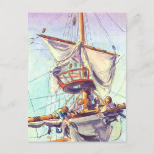 CROW'S NEST by SHARON SHARPE Postkarte