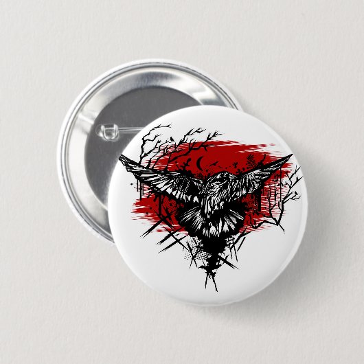 Crows Night Button (Vorne & Hinten)