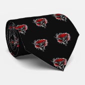 Crows Night Krawatte (Gerollt)